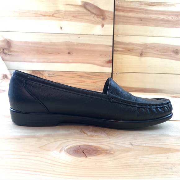 SAS Tripad Comfort Simplify black leather slip on - Picture 9 of 12